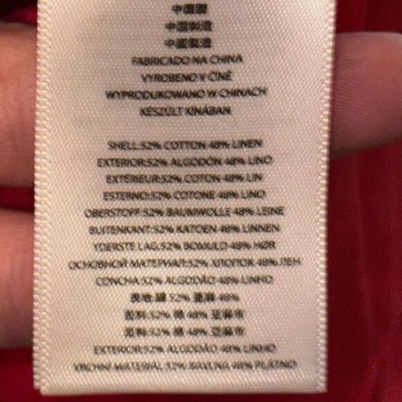 Michael Kors Linen Blend One Button Blazer Size 12 - Picture 7 of 8